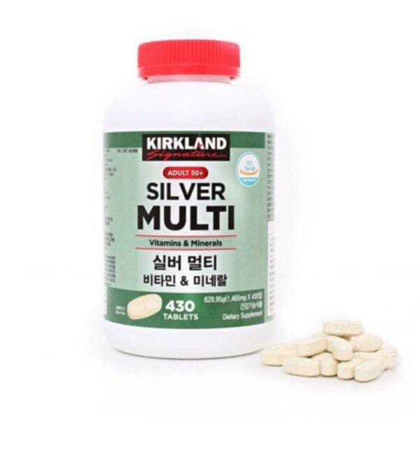 KIRKLAND SILVER MULTI – VITAMIN, KHOÁNG CHẤT CHO NGƯỜI TRÊN 50 TUỔI - Hình ảnh 2