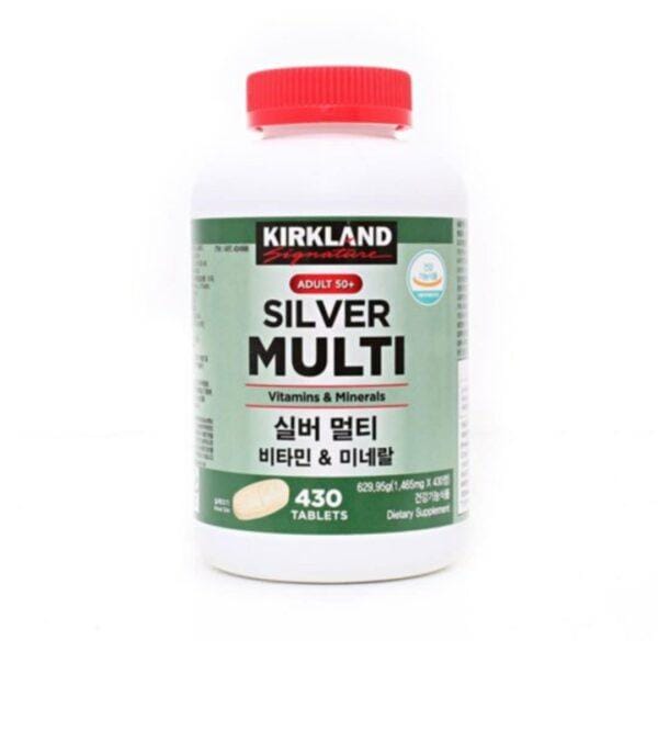 KIRKLAND SILVER MULTI – VITAMIN, KHOÁNG CHẤT CHO NGƯỜI TRÊN 50 TUỔI