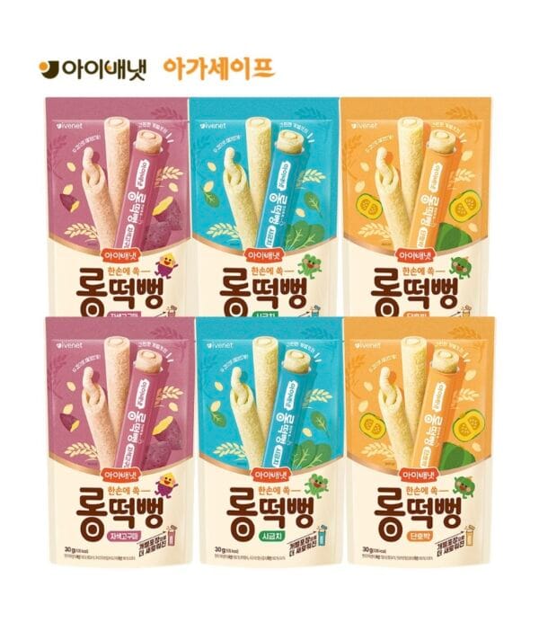 🎉 BÁNH GẠO DÀI SIÊU NGON CHO BÉ YÊU - Set 6 gói🎉